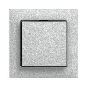 Edizio Due Abdeckset für Druckschalter SCH0 silber