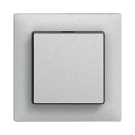 Edizio Due Abdeckset für Druckschalter SCH0 silber
