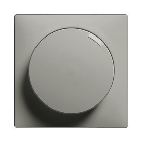 Edizio Due Abdeckset für Drehdimmer beleuchtet dunkelgrau