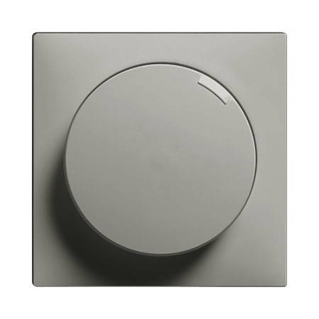 Edizio Due Abdeckset für Drehdimmer beleuchtet dunkelgrau