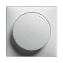 Edizio Due Abdeckset für Drehdimmer unbeleuchtet silver