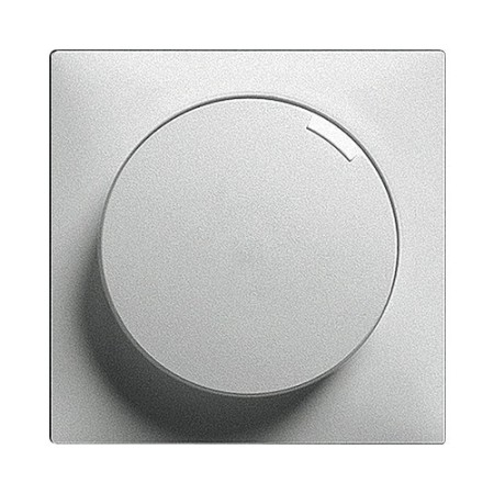 Edizio Due Abdeckset für Drehdimmer unbeleuchtet silver