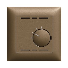 Edizio Due UP Thermostat mocca