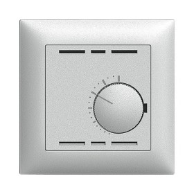 Edizio Due UP Thermostat silber