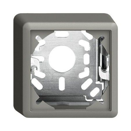 Edizio Due Aufputz Gehäuse für FX-Apparate 39 mm dunkelgrau