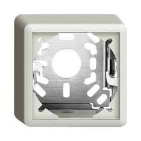 Edizio Due Aufputz Gehäuse für FX-Apparate 39 mm hellgrau