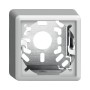 Edizio Due Aufputz Gehäuse für FX-Apparate 39 mm silber