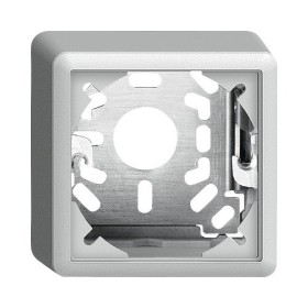Edizio Due Aufputz Gehäuse für FX-Apparate 39 mm silber