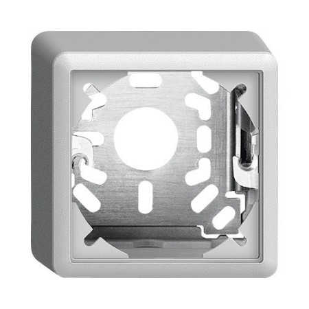 Edizio Due Aufputz Gehäuse für FX-Apparate 39 mm silber