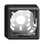 Edizio Due Aufputz Gehäuse für FX-Apparate 39 mm schwarz