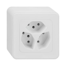 Mica4you AP Steckdose 3xT13 weiss