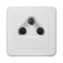 Mica4you UP SAT Antennensteckdose R/TV/SAT weiss