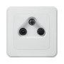 Mica4you UP SAT Antennensteckdose R/TV/SAT weiss