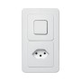 Mica4you UP Kombination Wechselschalter SCH3/1xT13 weiss
