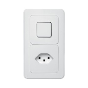 Mica4you UP Kombination Wechselschalter SCH3/1xT13 weiss