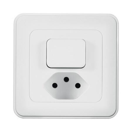 Mica4you UP Kombination Kreuzschalter SCH6/T13 weiss