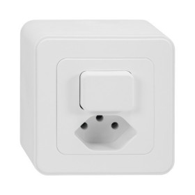 Mica4you AP Kombination Impulsdrücker/T13 weiss
