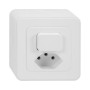 Mica4you AP Kombination Impulsdrücker/T13 weiss