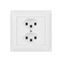 Edizio Due UP Steckdose 2xT23 16A IP 20 weiss