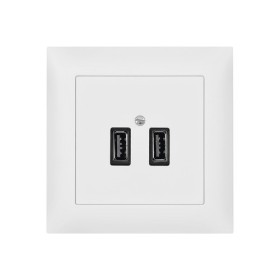 Edizio Due UP USB Ladesteckdose 230V IP 20 weiss
