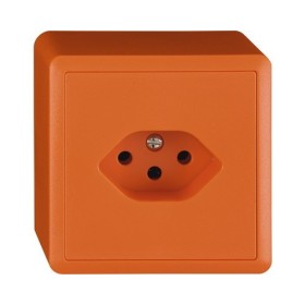 Edizio Due AP Steckdose T13 IP 20 orange