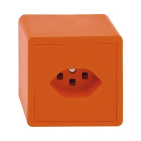 Edizio Due AP Steckdose T23 16A IP 20 orange