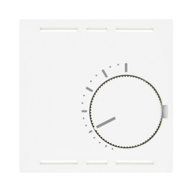 Edizio Due Abdeckung für Thermostat IP 20 weiss ohne Schalter