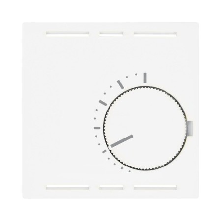 Edizio Due Abdeckung für Thermostat IP 20 weiss ohne Schalter