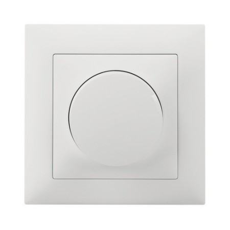 Edizio Due UP LED Universal Drehdimmer 4-400W IP 20 weiss