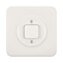Feller Standard Due UP Kreuzschalter SCH6 IP 20 weiss