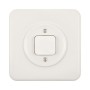 Feller Standard Due UP Kreuzschalter SCH6 IP 20 weiss