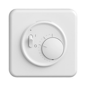 Feller Standard Due UP Thermostat mit Schalter IP 20 weiss
