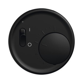 Feller Standard Due Abdeckset für Thermostat mit Schalter IP 20 schwarz