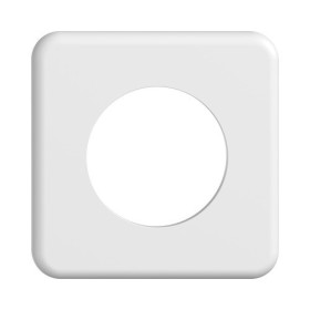 Feller Standard Due UP Abdeckrahmen 1fach 50mm IP 20 weiss