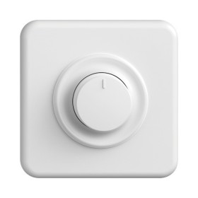 Feller Standard Due UP Drehdimmer Phasenanschnitt 40-600W IP 20 weiss
