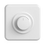 Feller Standard Due UP Drehdimmer Phasenanschnitt 40-600W IP 20 weiss