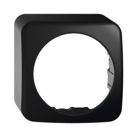 Feller Standard Due AP Abdeckrahmen 1fach 58mm IP 20 schwarz