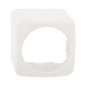 Feller Standard Due AP Abdeckrahmen 1fach 58mm IP 20 weiss