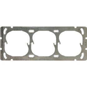Edizio Due Montageplatte 3fach horizontal 197x77mm
