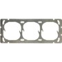Edizio Due Montageplatte 3fach horizontal 197x77mm