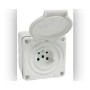 Feller Nass AP Steckdose T25 weiss