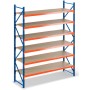 LAGERREGAL GRUNDELEMENT 4m hoch / 80cm tief