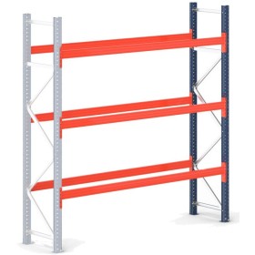PALETTENREGAL ANBAUELEMENT 4.5m hoch / 110cm tief