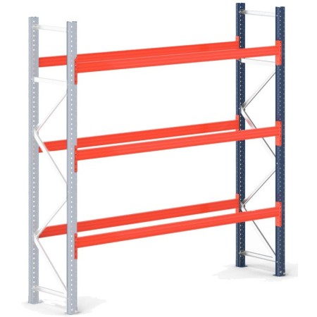 PALETTENREGAL ANBAUELEMENT 4.5m hoch / 110cm tief