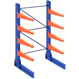 KRAGARMREGAL EINFACH GRUNDELEMENT 4m hoch / 80cm arm