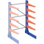 KRAGARMREGAL EINFACH ANBAUELEMENT 5m hoch / 80cm arm