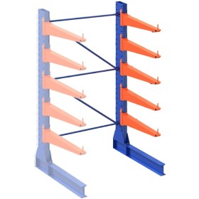 KRAGARMREGAL EINFACH ANBAUELEMENT 5m hoch / 80cm arm