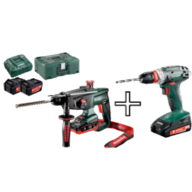 AKKU-KOMBIHAMMER SDS+ AKKU-BOHRSCHRAUBER METABO Combo Sets