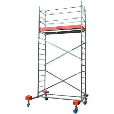 Échafaudage Roulant En Aluminium Mobiltec Krause Hauteur De Travail...