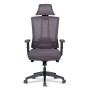 Willi Smart Fauteuil de bureau noir WOLFSTAHL Chaise de Bureau